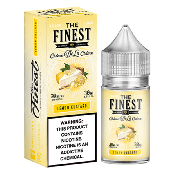 Finest Salt Series E-Liquid 30mL (Salt Nic) | 30mg Lemon Custard with packaging