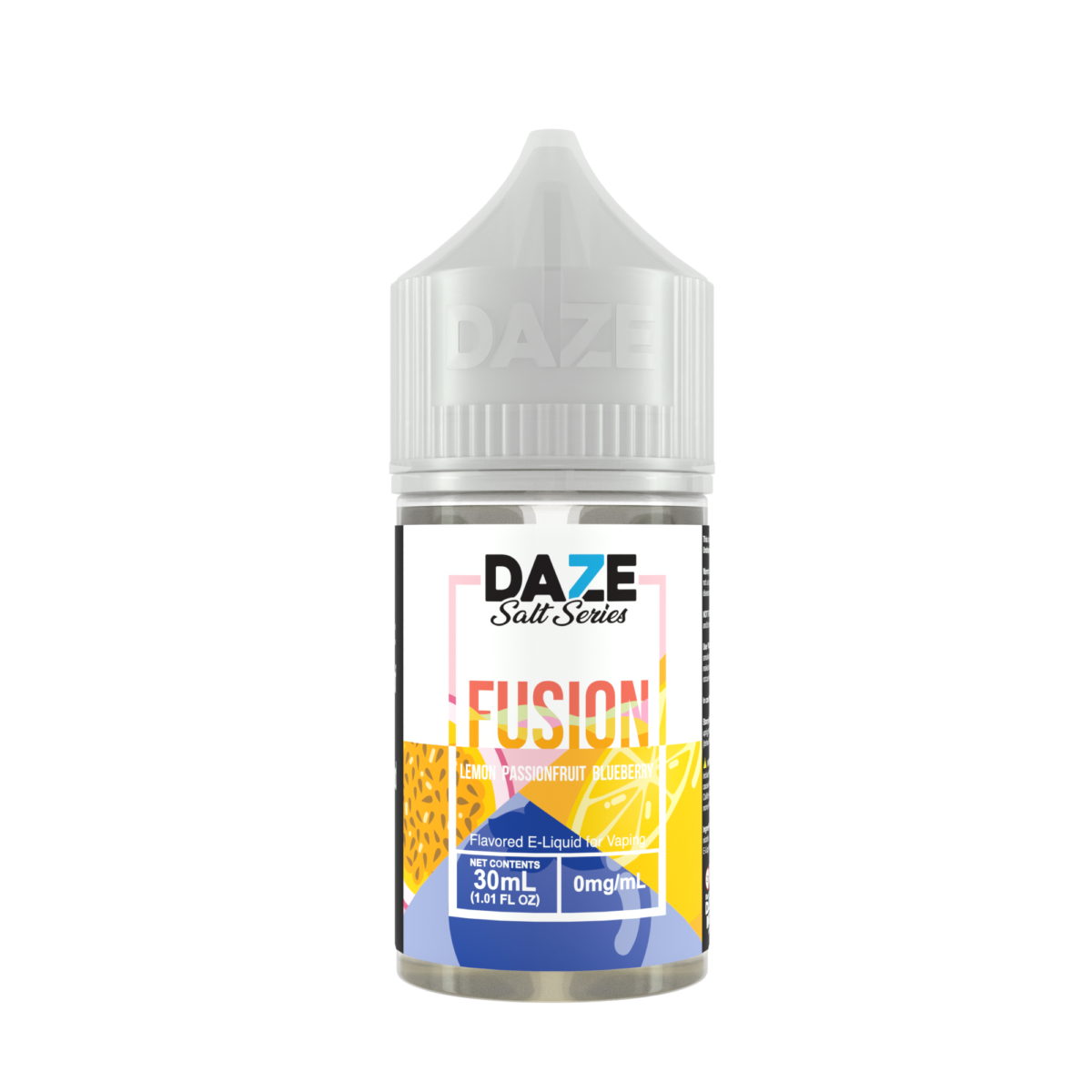 7Daze Fusion Salt Series E-Liquid 30mL (Salt Nic) | 30mg Lemon Passionfruit Blueberry