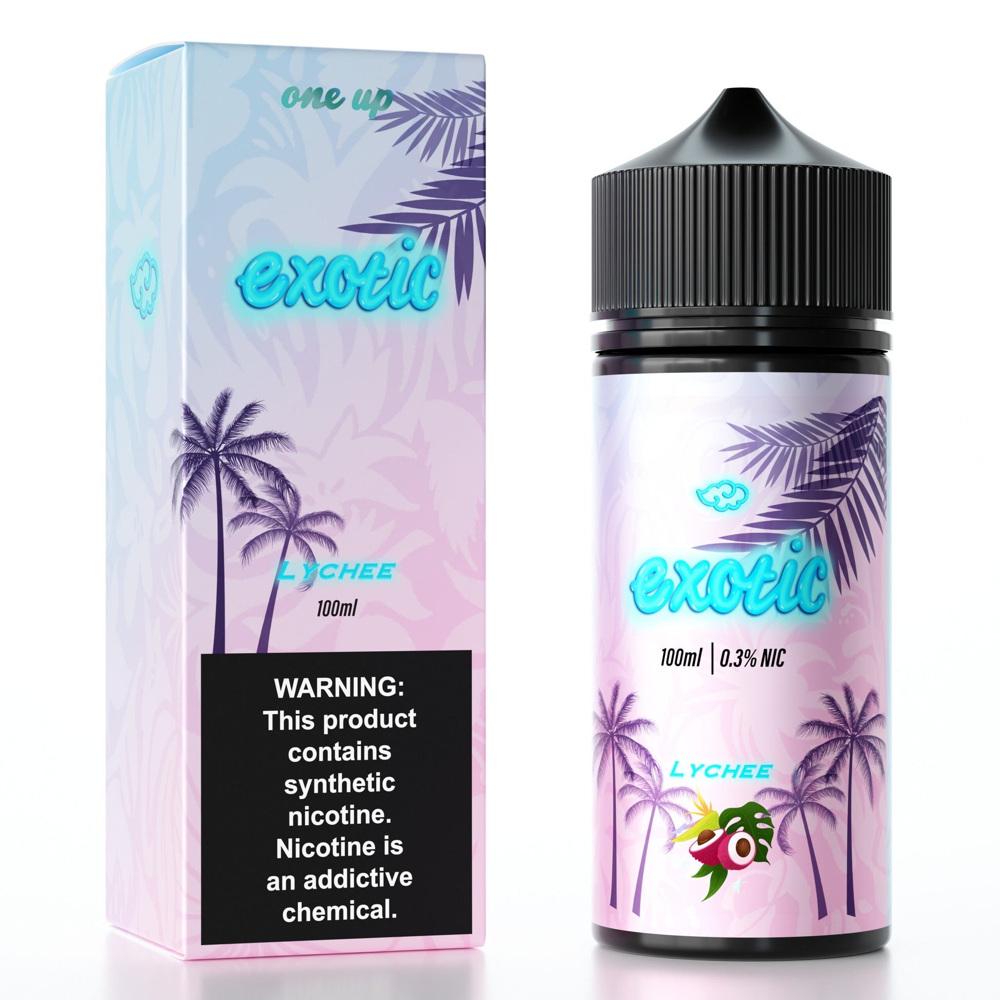 One Up TFN E-Liquid 12mg | 100mL (Freebase) Lychee With Packaging