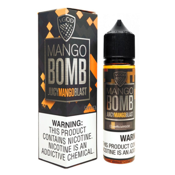 VGOD Series E-Liquid 60mL | 0mg Mango Bomb with packaging