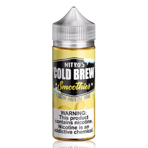 Mango Coconut Surf by Nitro’s Cold Brew Smoothies Series E-Liquid 0mg | 100mL (Freebase)