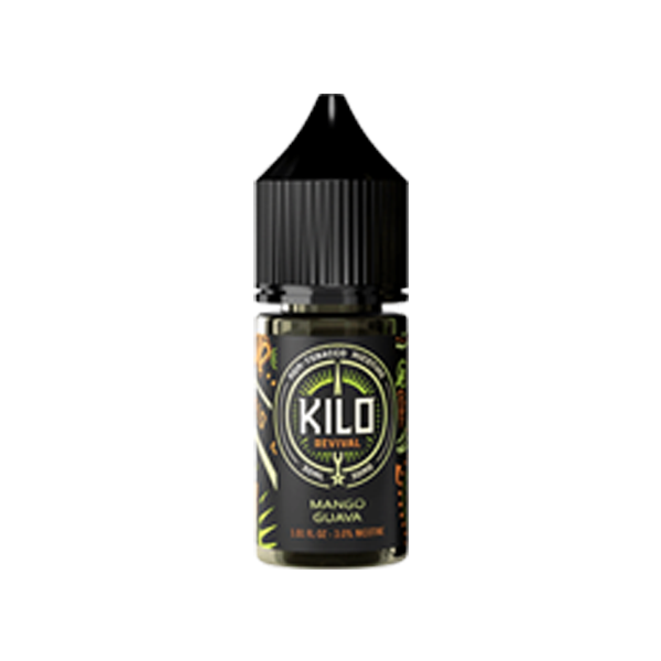 Kilo Revival TFN Salt Series E-Liquid 30mL Mango Guava Bottle