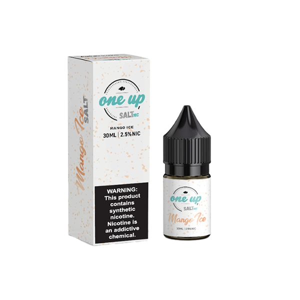 One Up TFN Salt Series E-Liquid 25mg | 30mL (Salt Nic) Mango Ice With packaging