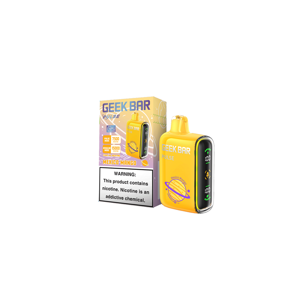 Geek Bar Pulse Disposable 15000 Puffs 16mL 50mg Mexico Mango