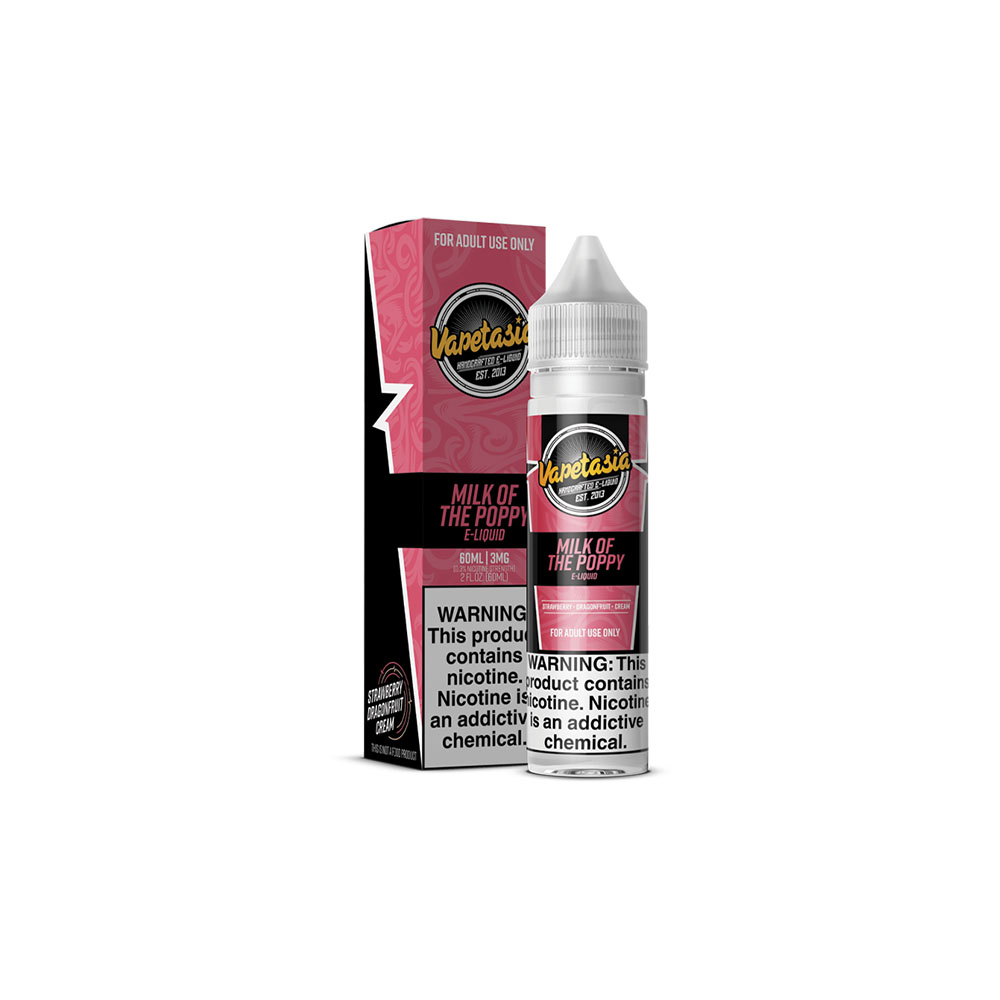 Vapetasia E-Liquid 60mL Milk of the Poppy with packaging