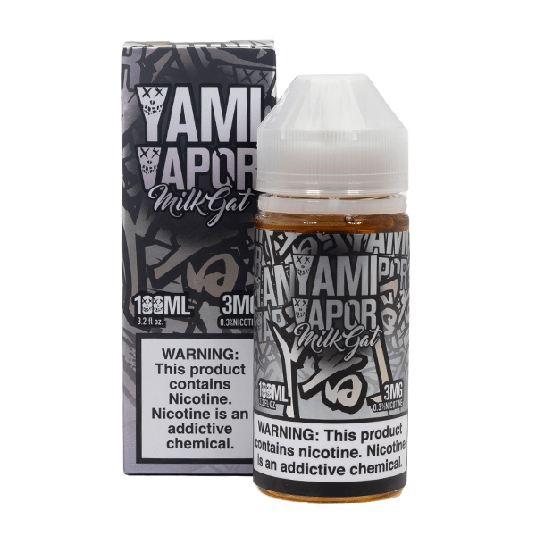 Yami Vapor Series E-Liquid 100mL | 0mg Milkgat with packaging