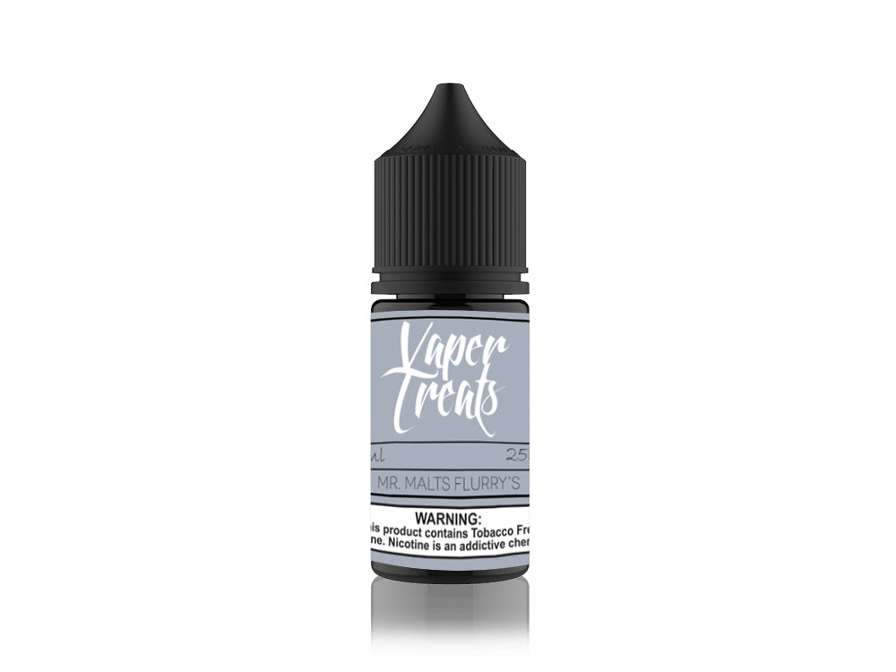 Vaper Treats Salt Series E-Liquid 30mL | 50mg Mr Malts Flurry Bottle