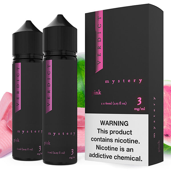 Verdict Series E-Liquid x2-60mL | 0mg Mystery with packaging