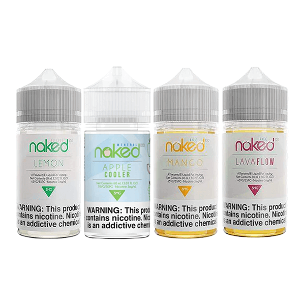 Naked 100 E-Liquid 60mL (Freebase) | 0mg Group Photo