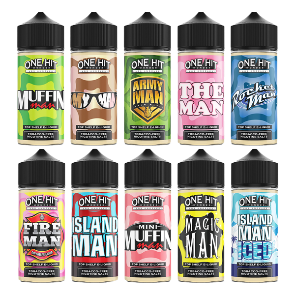 One Hit Wonder TFN Series E-Liquid 3mg | 100mL (Freebase) Group Photo