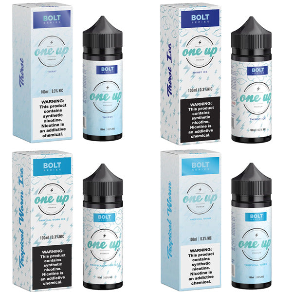 One Up TFN E-Liquid 12mg | 100mL (Freebase) Bolts Series Group Photo