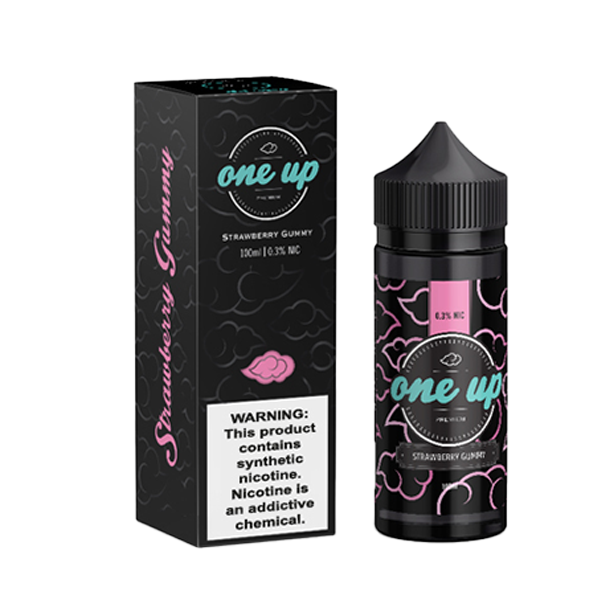 One Up TFN E-Liquid 12mg | 100mL (Freebase) Strawberry Gummy With Packaging