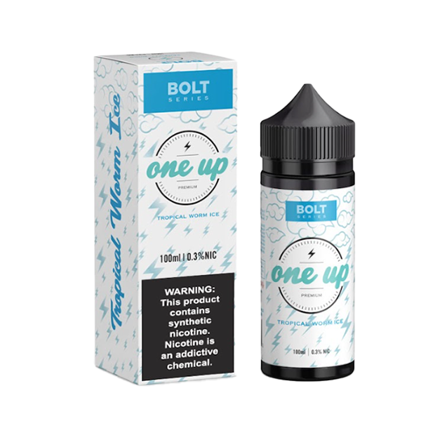 One Up TFN E-Liquid 6mg | 100mL (Freebase) Tropical Worm Ice With packaging