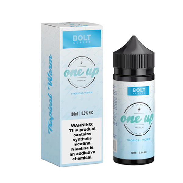 One Up TFN E-Liquid 6mg | 100mL (Freebase) Tropical Worm With Packaging