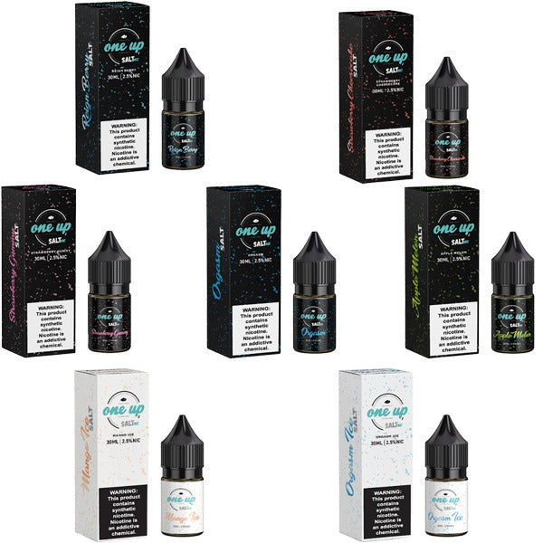 One Up TFN Salt Series E-Liquid 25mg | 30mL (Salt Nic) Group Photo