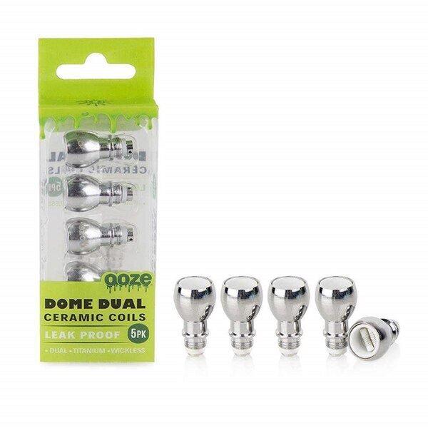 Ooze Dome Dual Ceramic Coils (5-Pack)