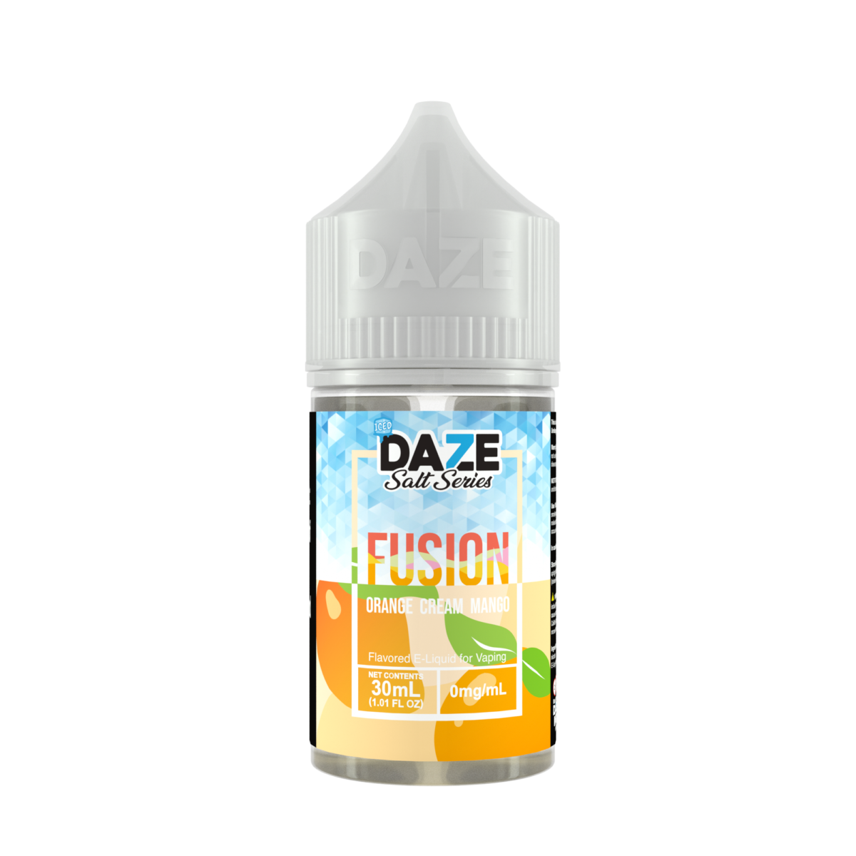 7Daze Fusion Salt Series E-Liquid 30mL (Salt Nic) | 30mg Orange Cream Mango Iced