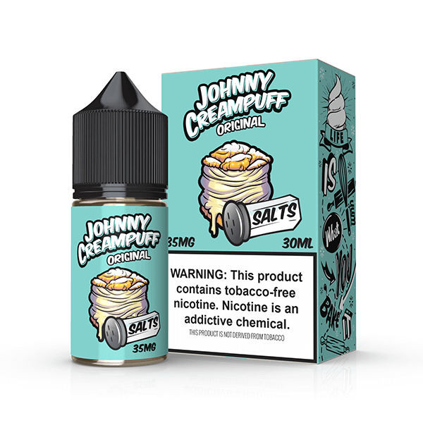 Tinted Brew Johnny Creampuff TFN Salt Series E-Liquid 30mL | 50mg Original with Packaging