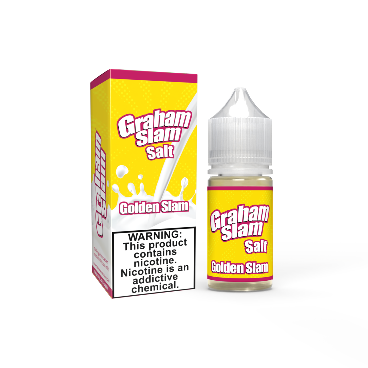 Graham Slam Salt Series E-Liquid 30mL Original Golden Slam with packaging