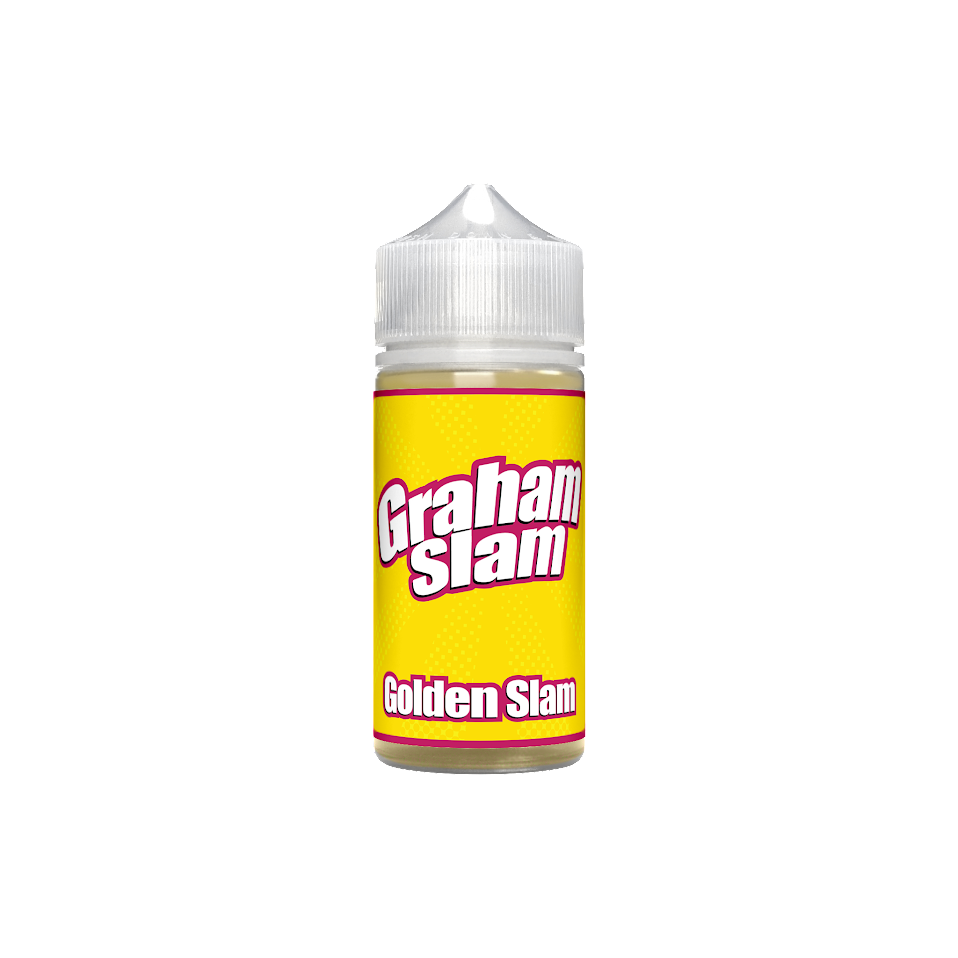 Graham Slam Series E-Liquid 100mL Original Golden Slam Bottle