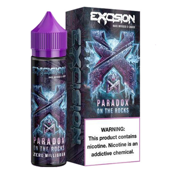 Excision Series E-Liquid 60mL (Freebase) Paradox on the rocks with Packaging