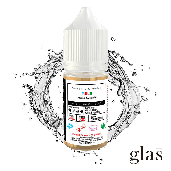 GLAS BSX TFN Salt Series E-Liquid 30mg | 30mL (Salt Nic) Pebbles