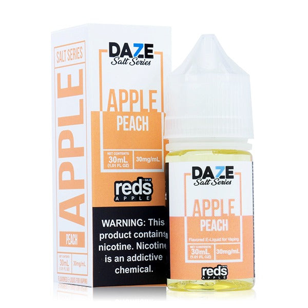 Reds Salt Series E-Liquid 30mL Salt Nic 30mg Peach with Packaging