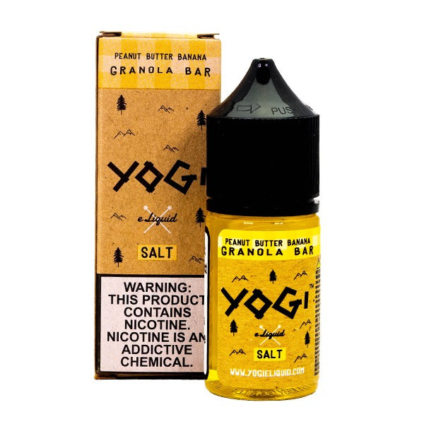 Yogi Salt Series E-Liquid 30mL | 35mg Peanut Butter with packaging