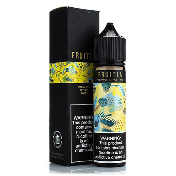 FRUITIA by Fresh Farms E-Liquid 60mL (Freebase) | 0mg Pineapple  Citrus with packaging