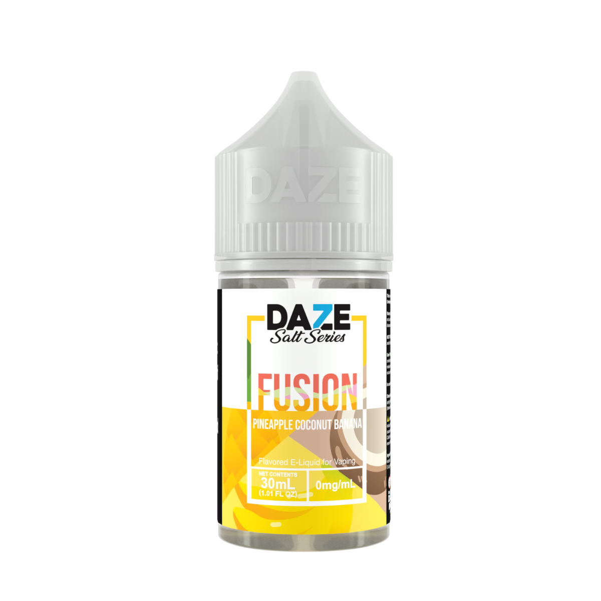 7Daze Fusion Salt Series E-Liquid 30mL (Salt Nic) | 30mg Pineapple Coconut Banana