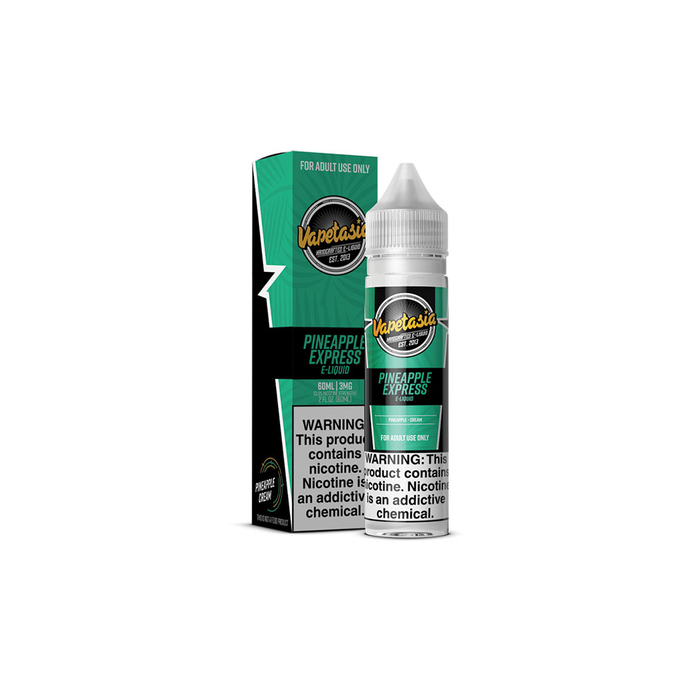 Vapetasia E-Liquid 60mL Pineapple Express with packaging