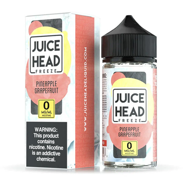 Juice Head Series E-Liquid 0mg | 100mL (Freebase) Pineapple Grapefruit Freeze with Packaging