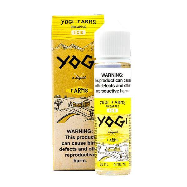 Yogi E-Liquid 60mL | 0mg (Original & Farms Series) Pineapple with Packaging