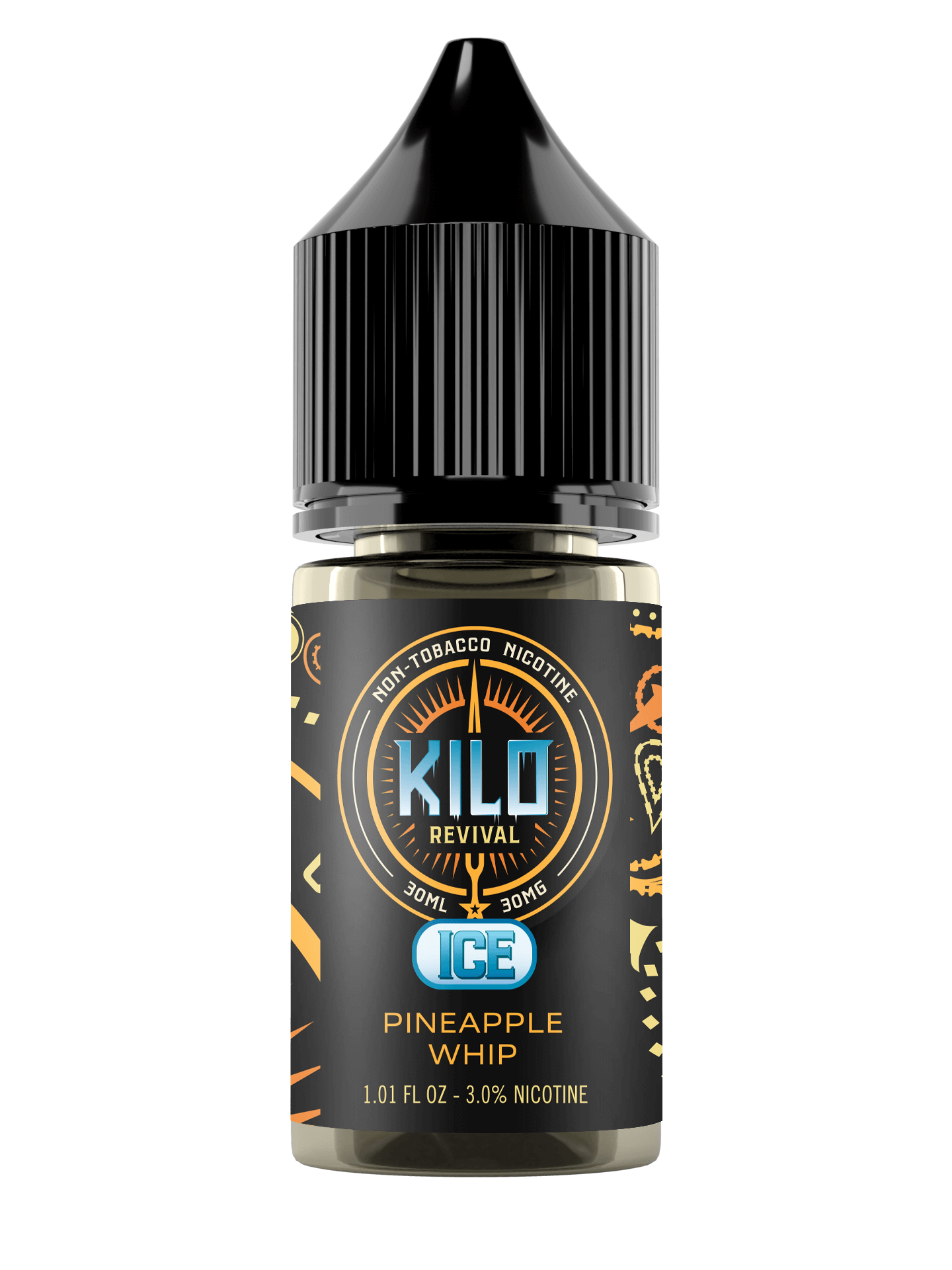 Kilo Revival TFN Salt Series E-Liquid 30mL Pineapple Whip Ice with packaging