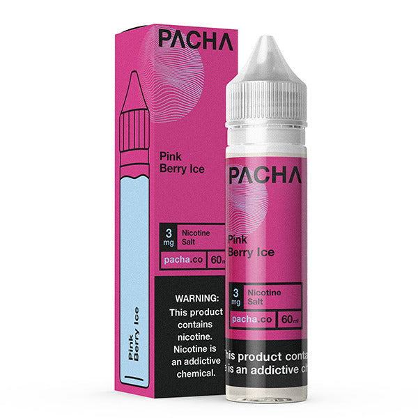 Pachamama TFN Series E-Liquid 0mg | 60mL (Freebase) Pink Berry Ice with Packaging