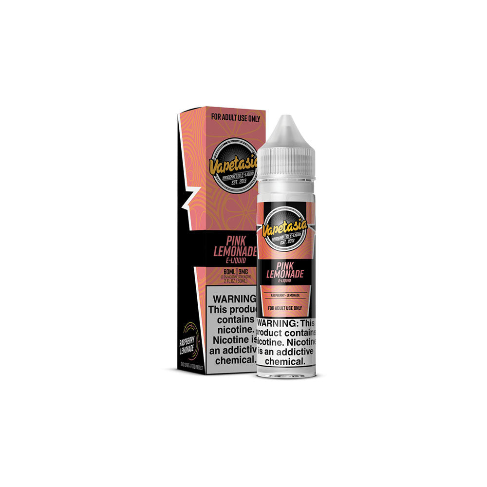 Vapetasia E-Liquid 60mL Pink Lemonade with packaging