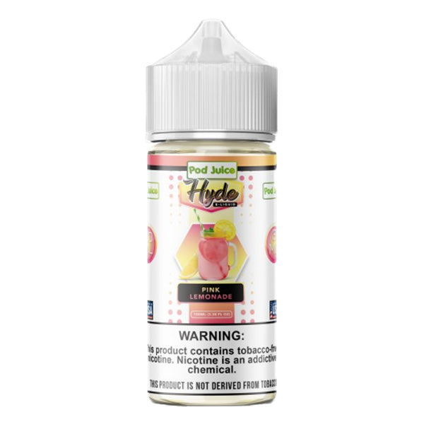 Pod Juice TFN Hyde Series E-Liquid 0mg | 100mL (Freebase) Pink Lemonade