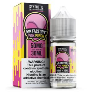 Air Factory TFN Salt Series E-Liquid 30mL (Salt Nic) | 50mg Pink Punch with Packaging