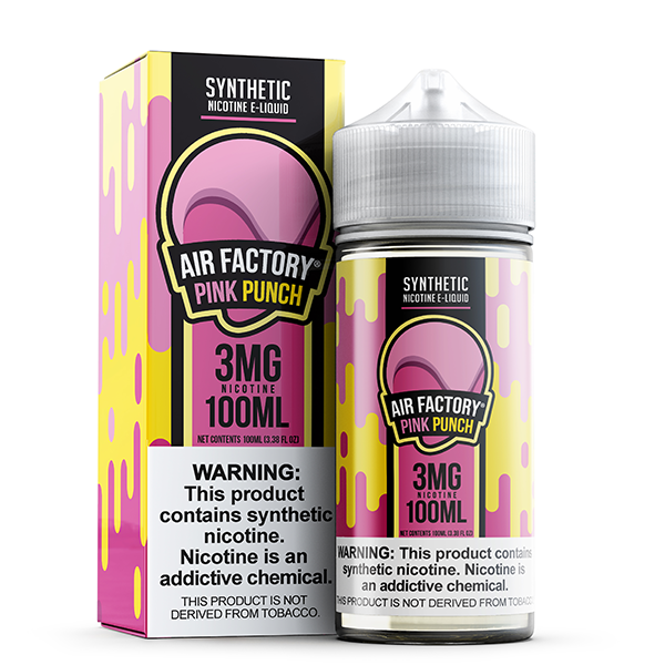 Air Factory TFN Series E-Liquid 100mL (Freebase) |  Pink Punch with packaging