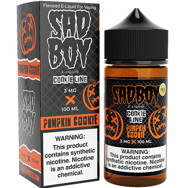 Sadboy Series E-Liquid 100mL | 0mg Pumpkin Cookie