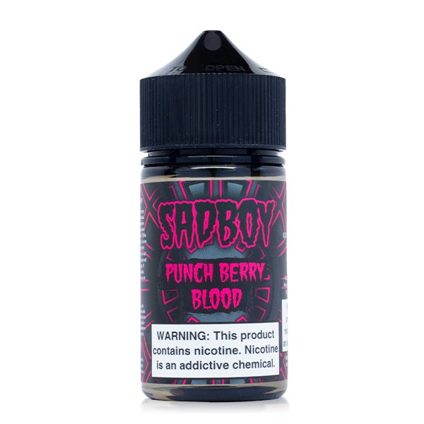 Sadboy Bloodline Series E-Liquid 60mL | 0mg Punch Berry Blood Bottle