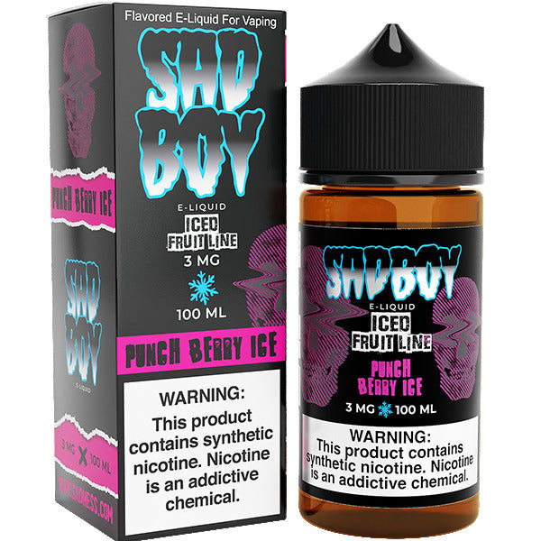 Sadboy Series E-Liquid 100mL | 0mg Pucnh Berry Ice