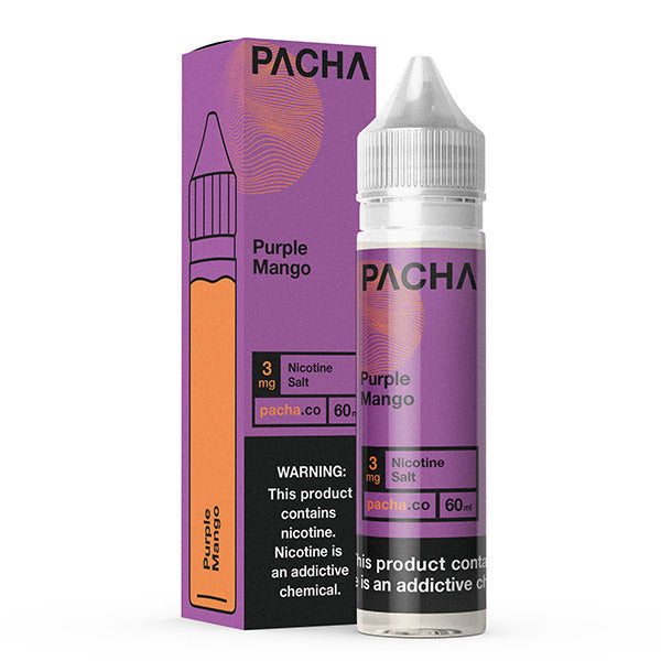 Pachamama TFN Series E-Liquid 0mg | 60mL (Freebase) Purple Mango with Packaging