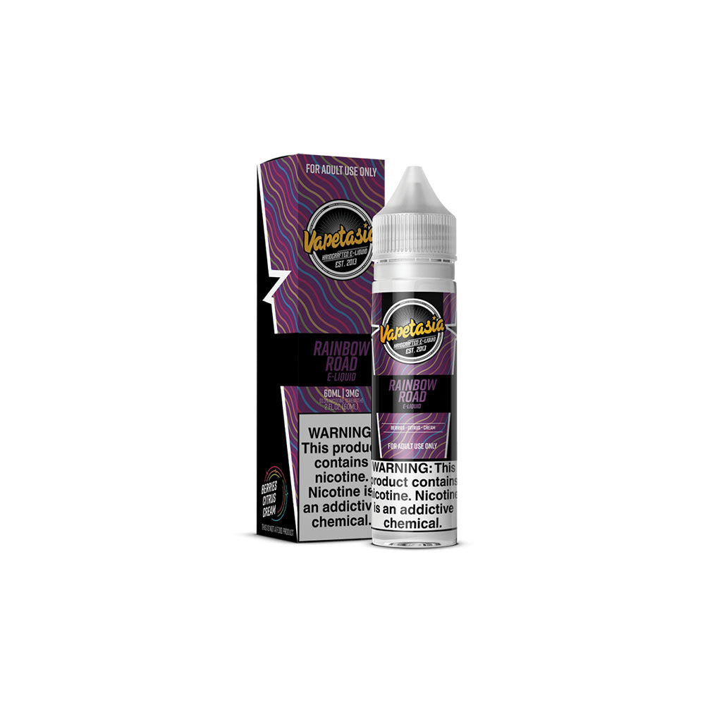 Vapetasia E-Liquid 60mL Rainbow Road with packaging