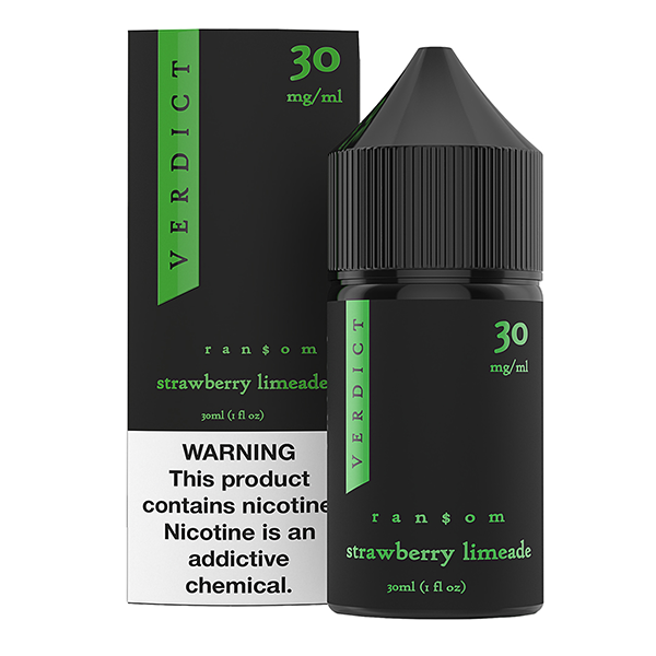 Verdict Salt Series E-Liquid 30mL | 30mg Ransom with packaging