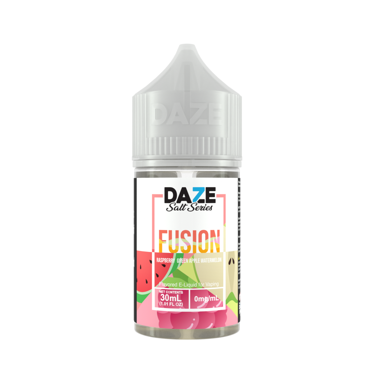 7Daze Fusion Salt Series E-Liquid 30mL (Salt Nic) | 30mg Raspberry Green Apple Watermelon