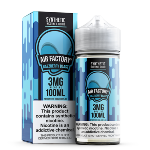 Air Factory TFN Series E-Liquid 100mL (Freebase) |  Razzberry Blast with packaging