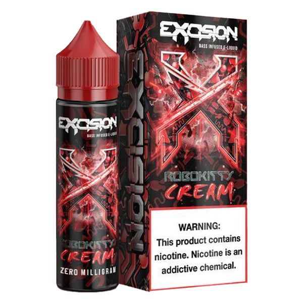 Excision Series E-Liquid 60mL (Freebase) Robokitty Cream with Packaging