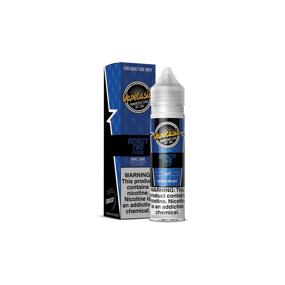 Vapetasia E-Liquid 60mL Royalty Two with packaging