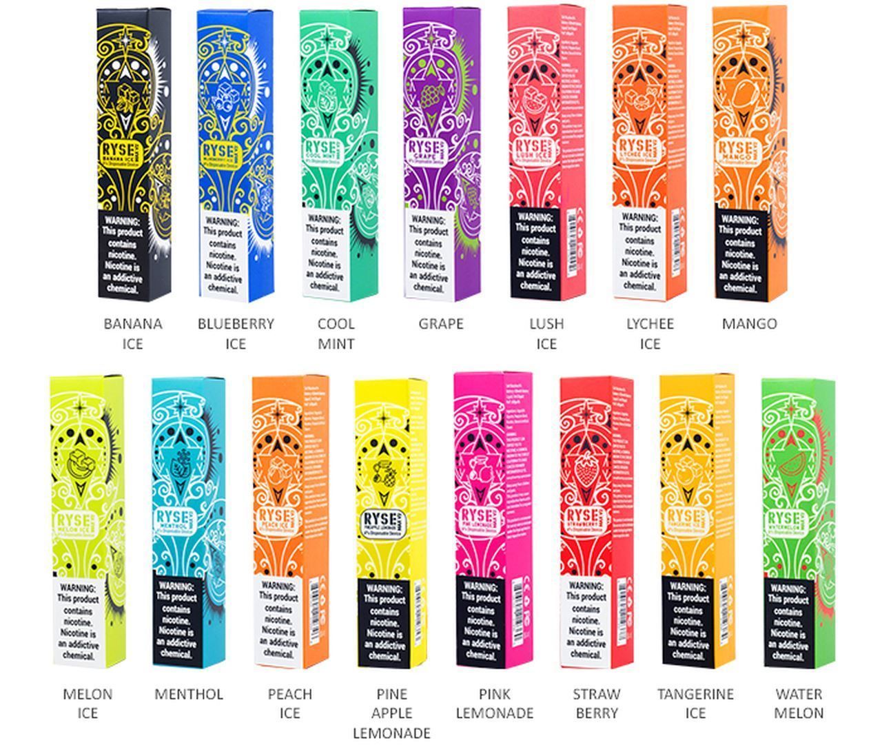 Ryse Max V2 Disposable E-Cigs (Individual)